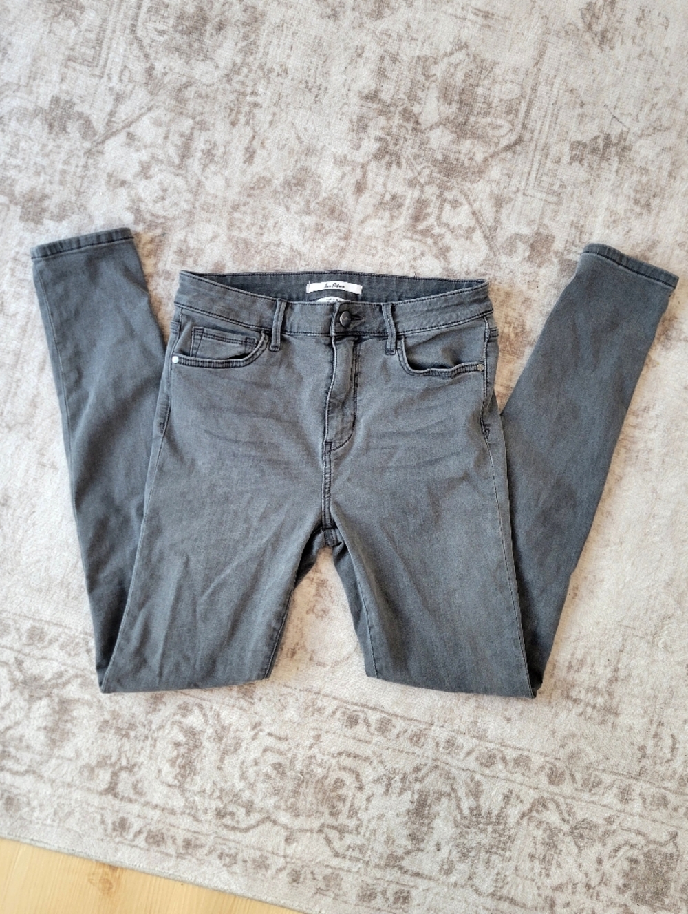 Sam Edelman The Stiletto High Rise Skinny Jeans Womens 28 Faded Black Gray